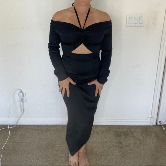 Dolce & Gabbana body con long sleeve off shoulder size 40 - Picture 4 of 13